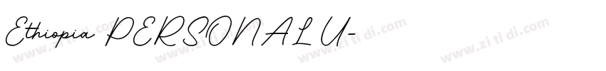 Ethiopia PERSONAL U字体转换